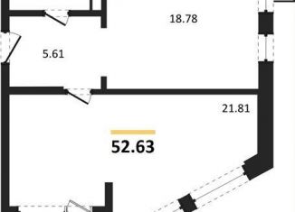 Продается 1-комнатная квартира, 52.6 м2, Воронеж, набережная Чуева, 7, Железнодорожный район