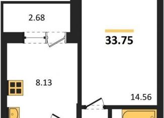 Продается 1-комнатная квартира, 33.8 м2, Воронеж, Советский район