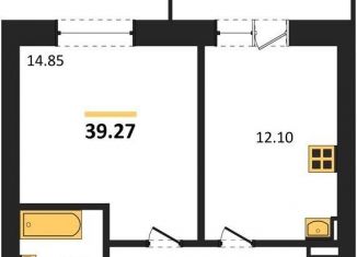 Продам 1-комнатную квартиру, 39.3 м2, Отрадненское сельское поселение