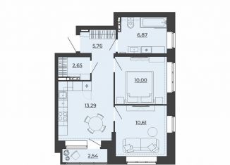 2-ком. квартира на продажу, 51.7 м2, Екатеринбург, метро Ботаническая