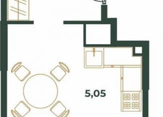 Продаю квартиру студию, 35.2 м2, Хабаровский край