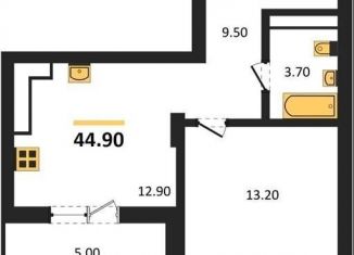 Продажа 1-комнатной квартиры, 44.9 м2, Воронеж, Железнодорожный район