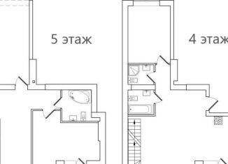 Трехкомнатная квартира на продажу, 118.8 м2, поселок Холмогоровка