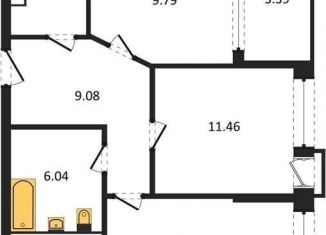 Продажа 2-ком. квартиры, 55.6 м2, Воронеж, набережная Чуева, 7