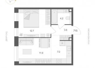 Продаю однокомнатную квартиру, 39.6 м2, Москва, Электрозаводская улица, 60, метро Преображенская площадь