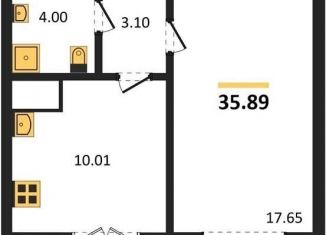 Продается 1-комнатная квартира, 35.9 м2, Воронеж, Левобережный район, Цимлянская улица, 10В