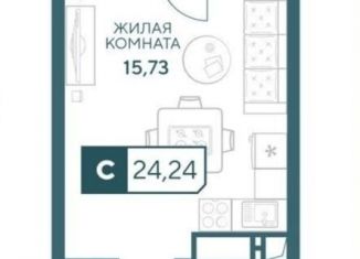 Продаю квартиру студию, 24.2 м2, Анапа