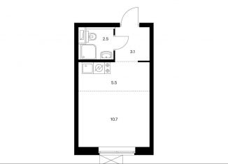 Продается квартира студия, 21.8 м2, Москва, метро Отрадное