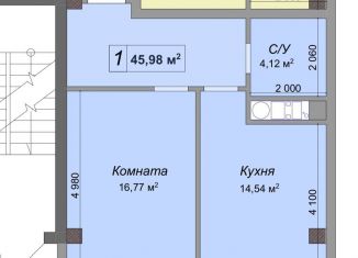 Продам двухкомнатную квартиру, 84 м2, Нальчик, улица Тарчокова, 135