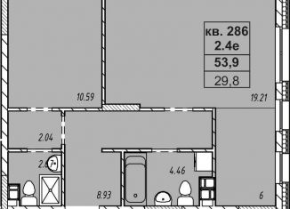 Продаю 2-комнатную квартиру, 53.9 м2, Казань, Приволжский район