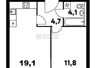 Продаю 2-комнатную квартиру, 40.8 м2, Москва, САО, Фестивальная улица, 15к4