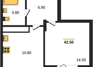 Продается однокомнатная квартира, 42.5 м2, Воронеж, Центральный район, улица Шишкова, 140Б/17