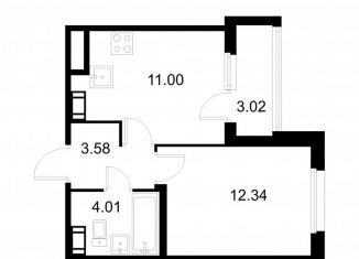 Продается однокомнатная квартира, 32.4 м2, Тверская область, Загородная улица, 71А