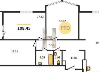 Продаю 3-ком. квартиру, 108.5 м2, Ростовская область, бульвар Комарова, 28