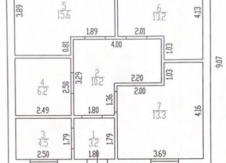 Продажа дома, 120 м2, посёлок Центральный, Архитектурная улица, 69