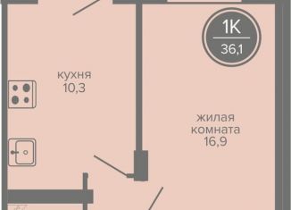 Продам 1-ком. квартиру, 36.1 м2, Пермский край, шоссе Космонавтов, 309Ак1