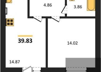 Продам 1-ком. квартиру, 39.8 м2, Воронежская область