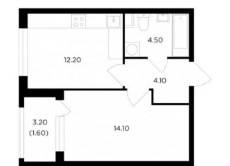 Продам 1-ком. квартиру, 36.5 м2, Московская область, жилой комплекс Новое Медведково, к39