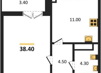 Продаю 1-комнатную квартиру, 38.4 м2, Воронеж, Центральный район, улица Загоровского, 9/1