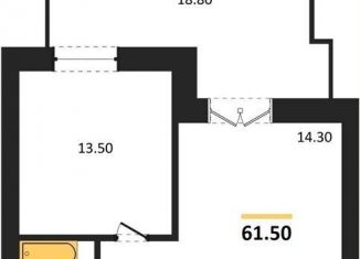 Продажа 1-комнатной квартиры, 61.5 м2, Новосибирская область, улица Кирова, 342