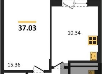 1-ком. квартира на продажу, 37 м2, Воронежская область