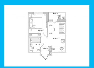 Продается 1-ком. квартира, 34.5 м2, поселок Бугры, ЖК Новые Горизонты