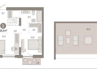 Продаю 2-комнатную квартиру, 125.5 м2, Новосибирск