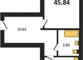 Однокомнатная квартира на продажу, 45.8 м2, Воронежская область