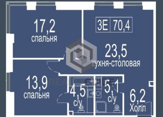 Продается 3-комнатная квартира, 70.8 м2, Москва, Большая Черёмушкинская улица, 25с14