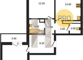 Продажа 2-ком. квартиры, 66.5 м2, Воронеж, улица Шидловского, 28, Левобережный район