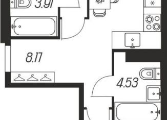 Продается 2-комнатная квартира, 60.3 м2, Тула