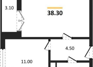 Продается 1-комнатная квартира, 38.3 м2, Воронеж, Центральный район, улица Загоровского, 9/1