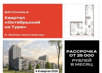 Продам трехкомнатную квартиру, 79.2 м2, Тюмень, Калининский округ