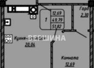 Продажа 1-ком. квартиры, 49.8 м2, Ессентуки