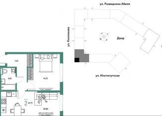 Продаю 2-комнатную квартиру, 47.8 м2, Москва, Даниловский район