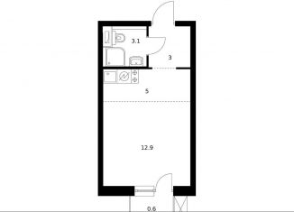 Продам квартиру студию, 24.6 м2, Санкт-Петербург, метро Зенит