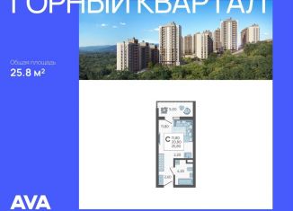 Продам квартиру студию, 25.8 м2, село Раздольное