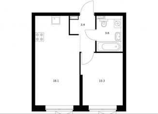 Продается однокомнатная квартира, 35.3 м2, Москва, район Царицыно, Кавказский бульвар, 51к2