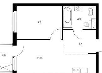 Продается 1-комнатная квартира, 33.6 м2, Казань, Советский район, улица Асада Аббасова