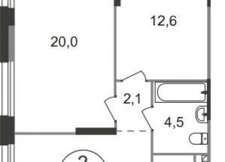 Продаю 2-ком. квартиру, 63 м2, Московский, ЖК Первый Московский, 9-я фаза, к2