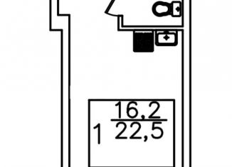 Продаю квартиру студию, 22.5 м2, Пятигорск