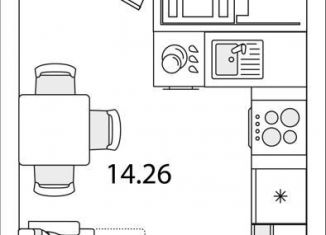 Продажа квартиры студии, 21.4 м2, Санкт-Петербург, Красносельский район