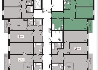 3-ком. квартира на продажу, 86.3 м2, Красноярск, жилой комплекс КБС. Берег, 5.1