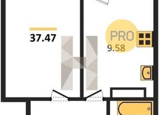 Продаю 1-комнатную квартиру, 37.5 м2, Ростов-на-Дону