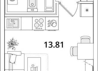 Продаю квартиру студию, 22.1 м2, Санкт-Петербург, Московский район