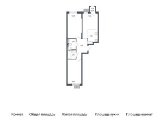 Продам трехкомнатную квартиру, 58.9 м2, Москва, жилой комплекс Молжаниново, к2, метро Пятницкое шоссе