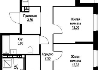 Продам 4-комнатную квартиру, 91.4 м2, Екатеринбург, метро Ботаническая
