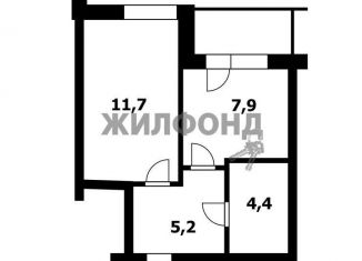 Продается однокомнатная квартира, 30.5 м2, Новосибирск, Покатная улица, 55А, ЖК На Покатной