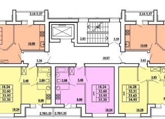 Продам 1-ком. квартиру, 35.3 м2, Саратов, улица имени К.П. Панченко, 7, Кировский район