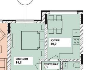 Продажа однокомнатной квартиры, 32.7 м2, деревня Бакеево, жилой комплекс Бакеево Парк, к1, ЖК Бакеево Парк